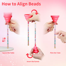 Load image into Gallery viewer, 3Pcs Beading Funnel, Clay Beads Beading Supplies Tools, Bracelet Making Kit for Adults, Bead Threader for Jewelry Making, Friendship Bracelet Beading Beedles
