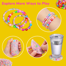 Load image into Gallery viewer, 800Pcs Picking Pad Silicone Crafting Kit, Make 5 Picking Pads in A Set, Sensory Anti Skin Picking Fidget Toys for Anxiety, DIY Making Kit for Picking Pad and Beads Bracelet for 6+ Kid, Children, Adult