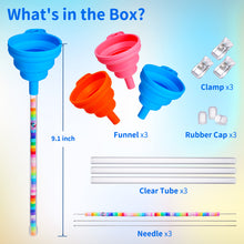 Load image into Gallery viewer, 3Pcs Beading Funnel, Clay Beads Beading Supplies Tools, Bracelet Making Kit for Adults, Bead Threader for Jewelry Making, Friendship Bracelet Beading Beedles