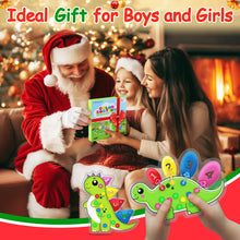 Load image into Gallery viewer, 2 Pcs Color Sorting Sensory Toys for Toddlers, Fine Motor Skills Game for Kids, Color Matching Counting Toys, Preschool Learning Activities Calm Down Dinosaur Montessori Toys for Boys Girls Ages 3+