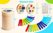 Load image into Gallery viewer, Learning Toys for Toddlers 1-3, Color Sorting Sensory Toys, Montessori Toys for 2 Year Old, Shape Sorters for Toddlers 1-3, Educational Toys for 2 Year Old