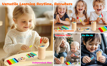 Load image into Gallery viewer, Learning Toys for Toddlers 1-3, Color Sorting Sensory Toys, Montessori Toys for 2 Year Old, Shape Sorters for Toddlers 1-3, Educational Toys for 2 Year Old