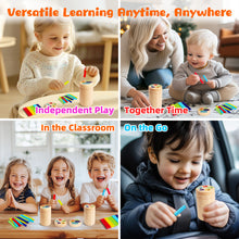 Load image into Gallery viewer, Learning Toys for Toddlers 1-3, Color Sorting Sensory Toys, Montessori Toys for 2 Year Old, Shape Sorters for Toddlers 1-3, Educational Toys for 2 Year Old