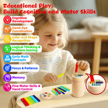Load image into Gallery viewer, Learning Toys for Toddlers 1-3, Color Sorting Sensory Toys, Montessori Toys for 2 Year Old, Shape Sorters for Toddlers 1-3, Educational Toys for 2 Year Old