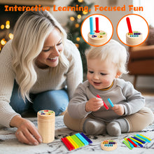 Load image into Gallery viewer, Learning Toys for Toddlers 1-3, Color Sorting Sensory Toys, Montessori Toys for 2 Year Old, Shape Sorters for Toddlers 1-3, Educational Toys for 2 Year Old