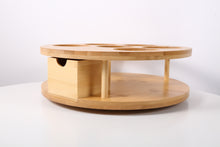 Load image into Gallery viewer, Rotating Tumbler Organizer with Drawer, Water Bottle Organizer, Stanley Cup Holder for 40 Oz Tumbler with Handle to 14 Oz Stanley Cup with Handle, Stanley Cup Organizer for Kitchen Storage and Tumbler Accessories Storage