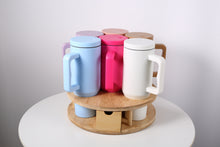 Load image into Gallery viewer, Rotating Tumbler Organizer with Drawer, Water Bottle Organizer, Stanley Cup Holder for 40 Oz Tumbler with Handle to 14 Oz Stanley Cup with Handle, Stanley Cup Organizer for Kitchen Storage and Tumbler Accessories Storage