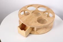 Load image into Gallery viewer, Rotating Tumbler Organizer with Drawer, Water Bottle Organizer, Stanley Cup Holder for 40 Oz Tumbler with Handle to 14 Oz Stanley Cup with Handle, Stanley Cup Organizer for Kitchen Storage and Tumbler Accessories Storage